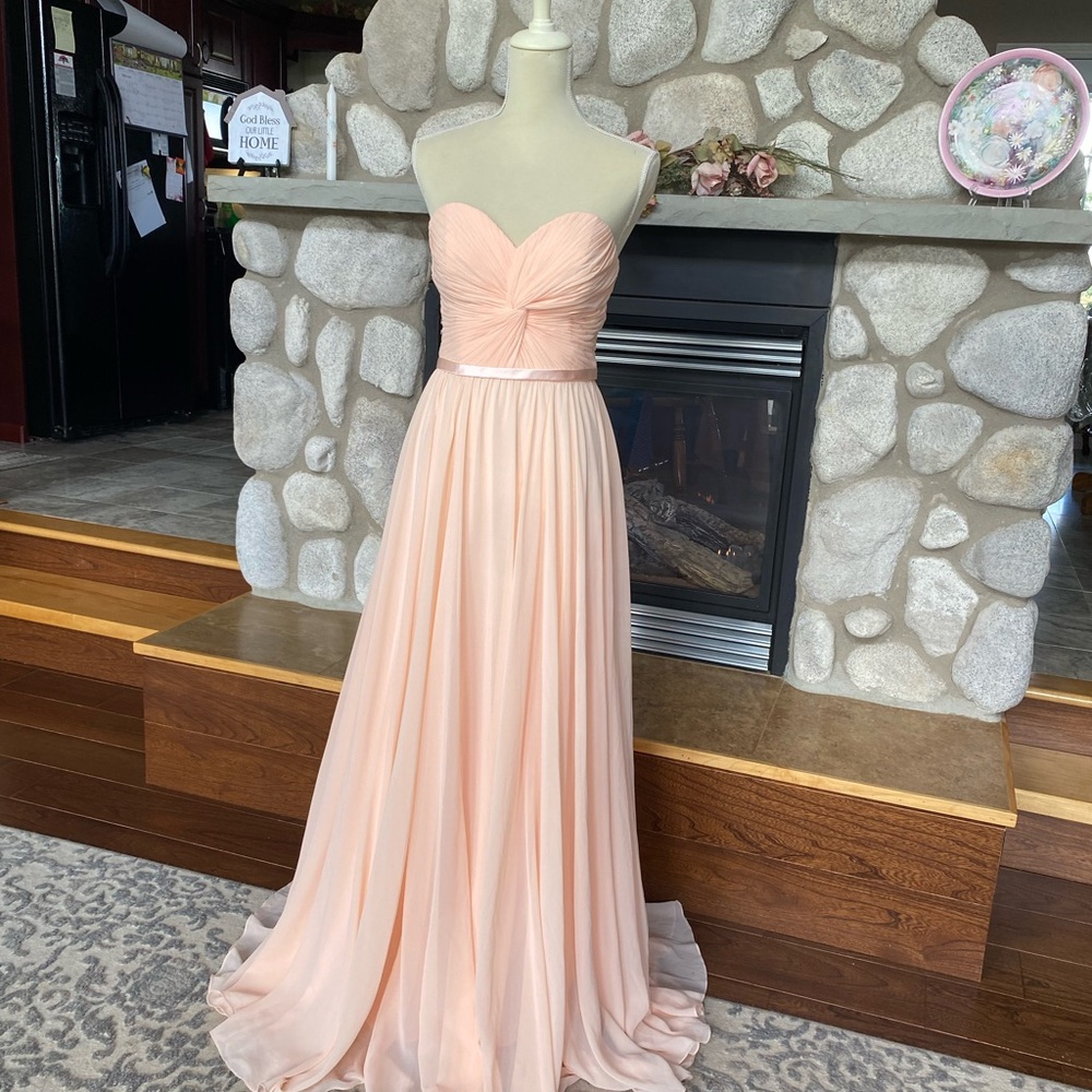 Pink/peach formal dress size 8